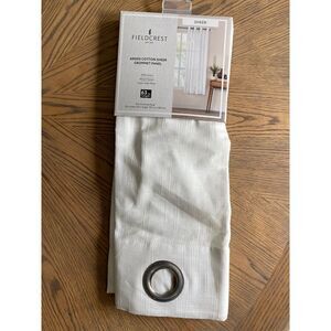 Fieldcrest Window long Curtain Panel Sheer Grommet Arden Cotton